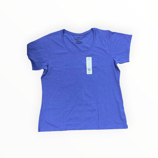 Top Ss Basic By Bobbie Brooks In Purple, Size:2X