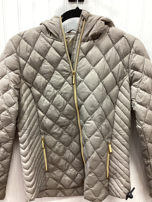 Coat Puffer & Quilted By Michael By Michael Kors In Grey, Size:M
