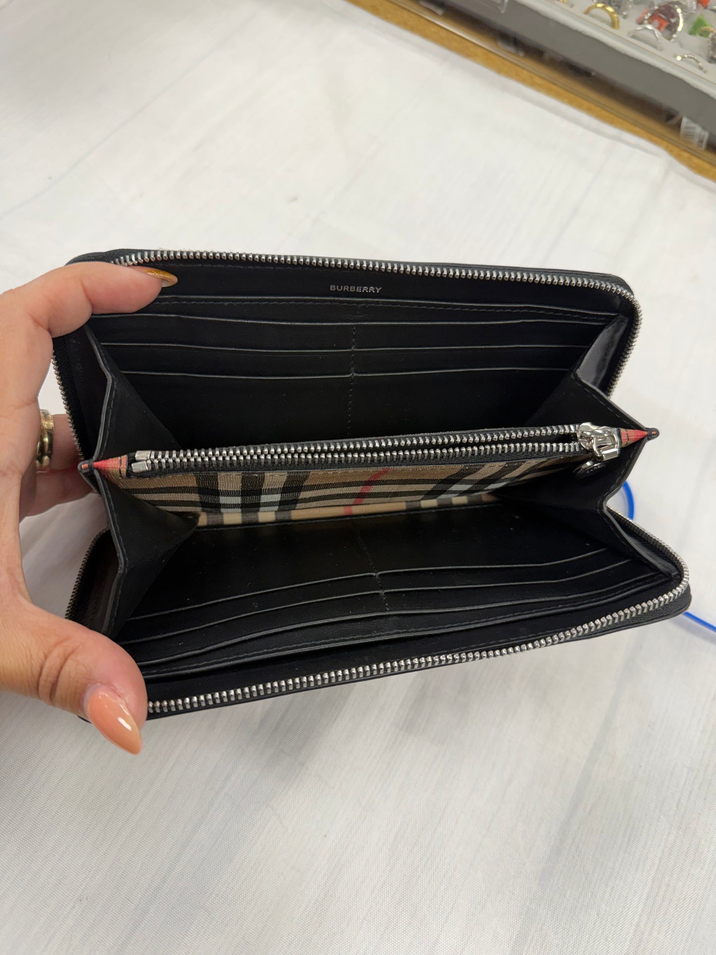 Wallet Luxury Designer By Burberry In Brown, Size:Medium