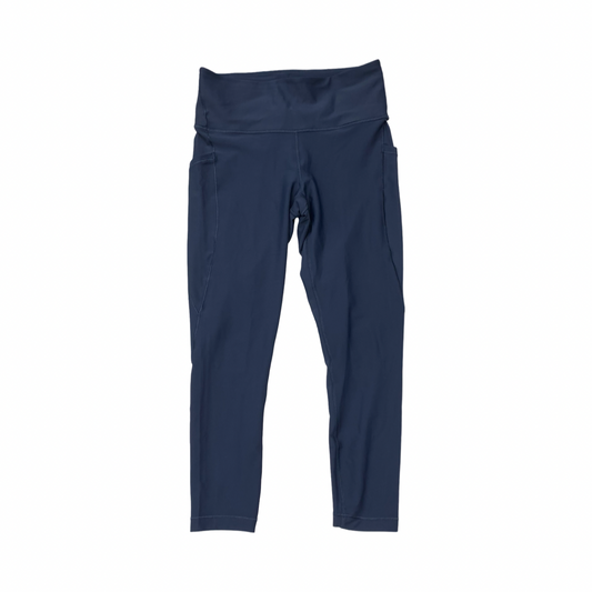 Athletic Leggings By Athleta In Navy, Size:M