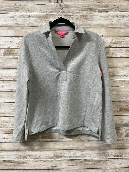 Top Ls Designer By Lilly Pulitzer In Grey, Size:Xs