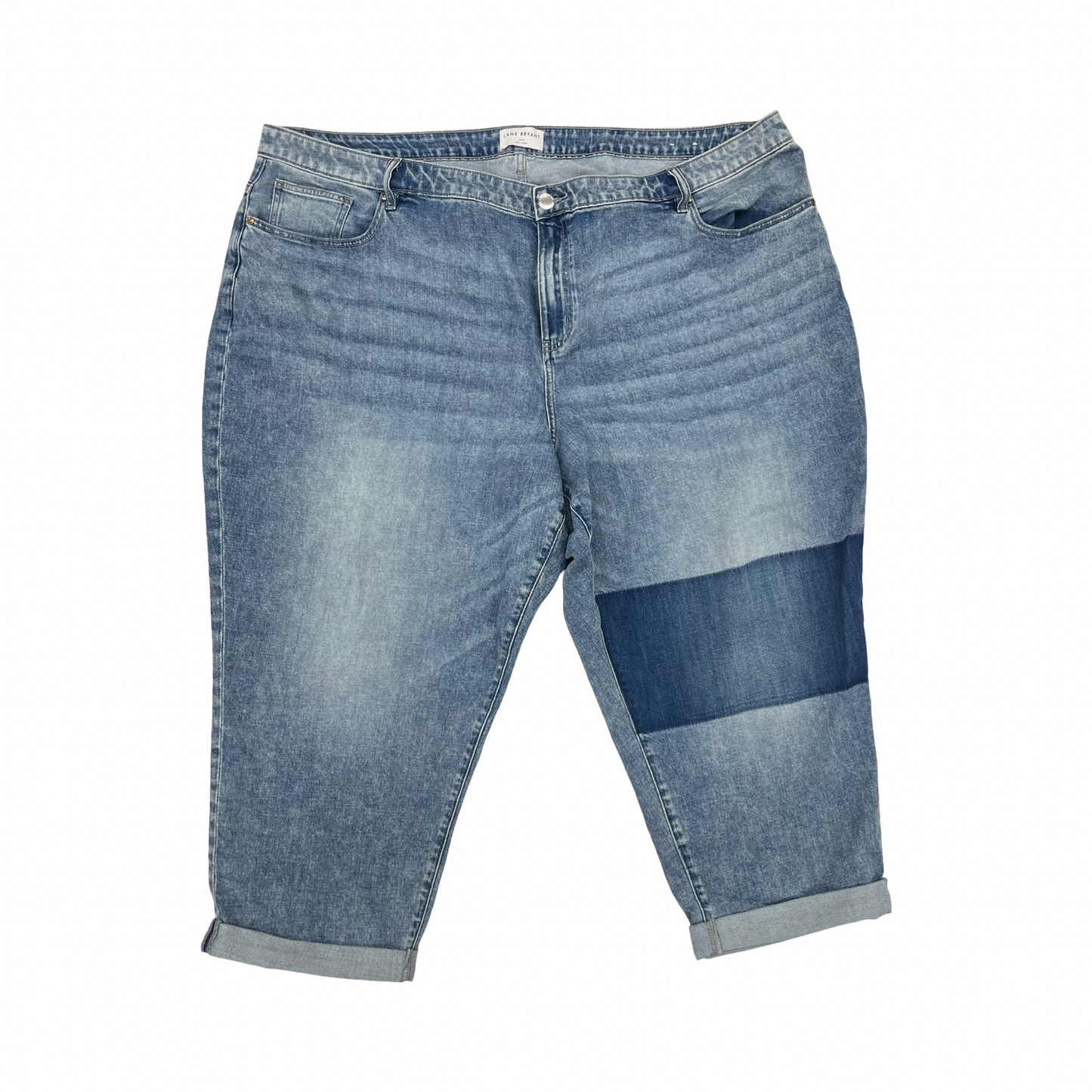 Jeans Straight By Lane Bryant In Blue Denim, Size:30
