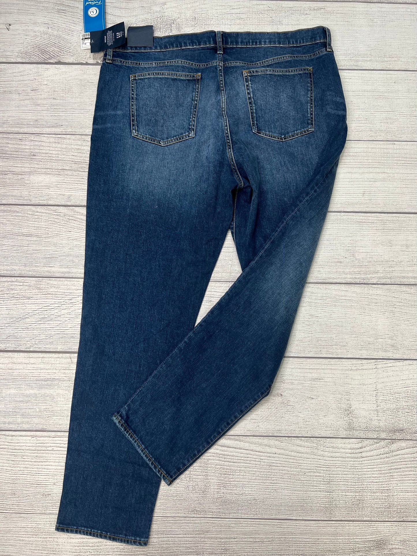 Jeans Wide Leg By Gap In Blue, Size: 20