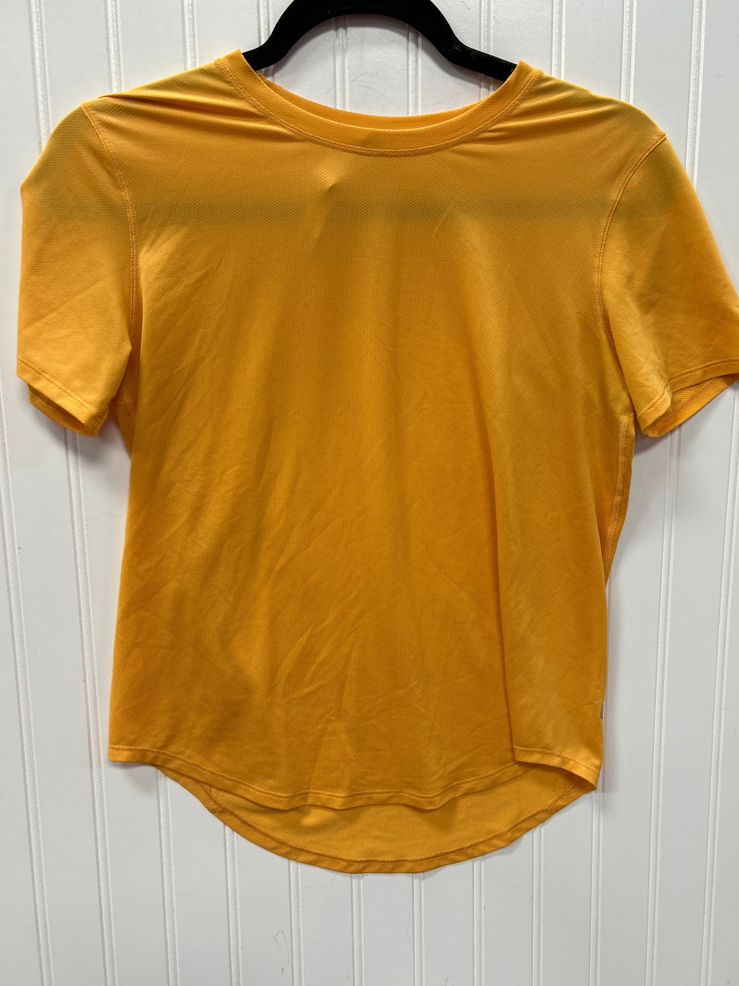 Athletic Top Ss By Lululemon In Orange, Size:4