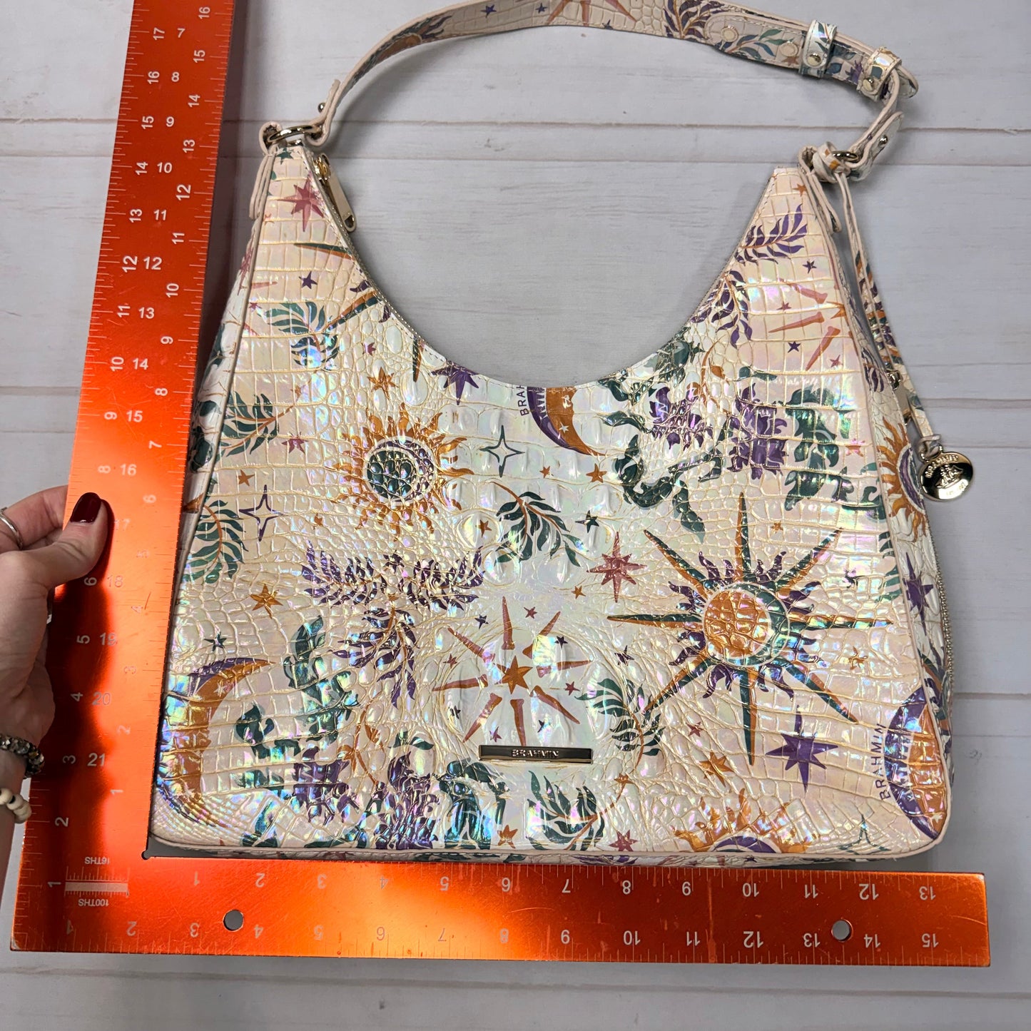 Handbag By Brahmin, Size: Large