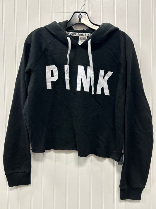 Sweatshirt Hoodie By Pink In Black, Size:M