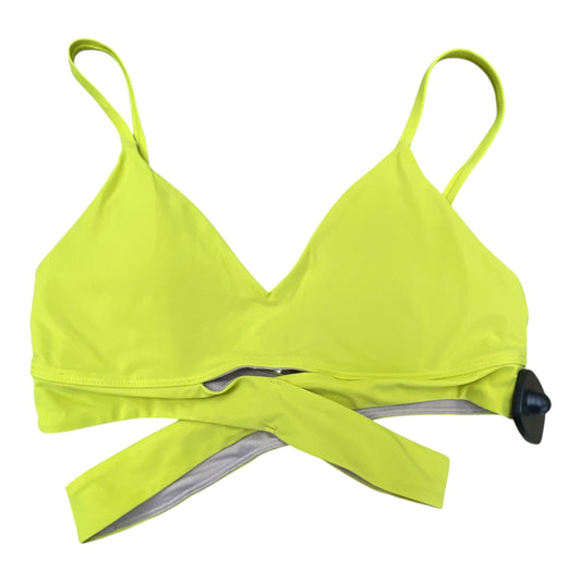 Athletic Bra By Lululemon In Yellow, Size:6