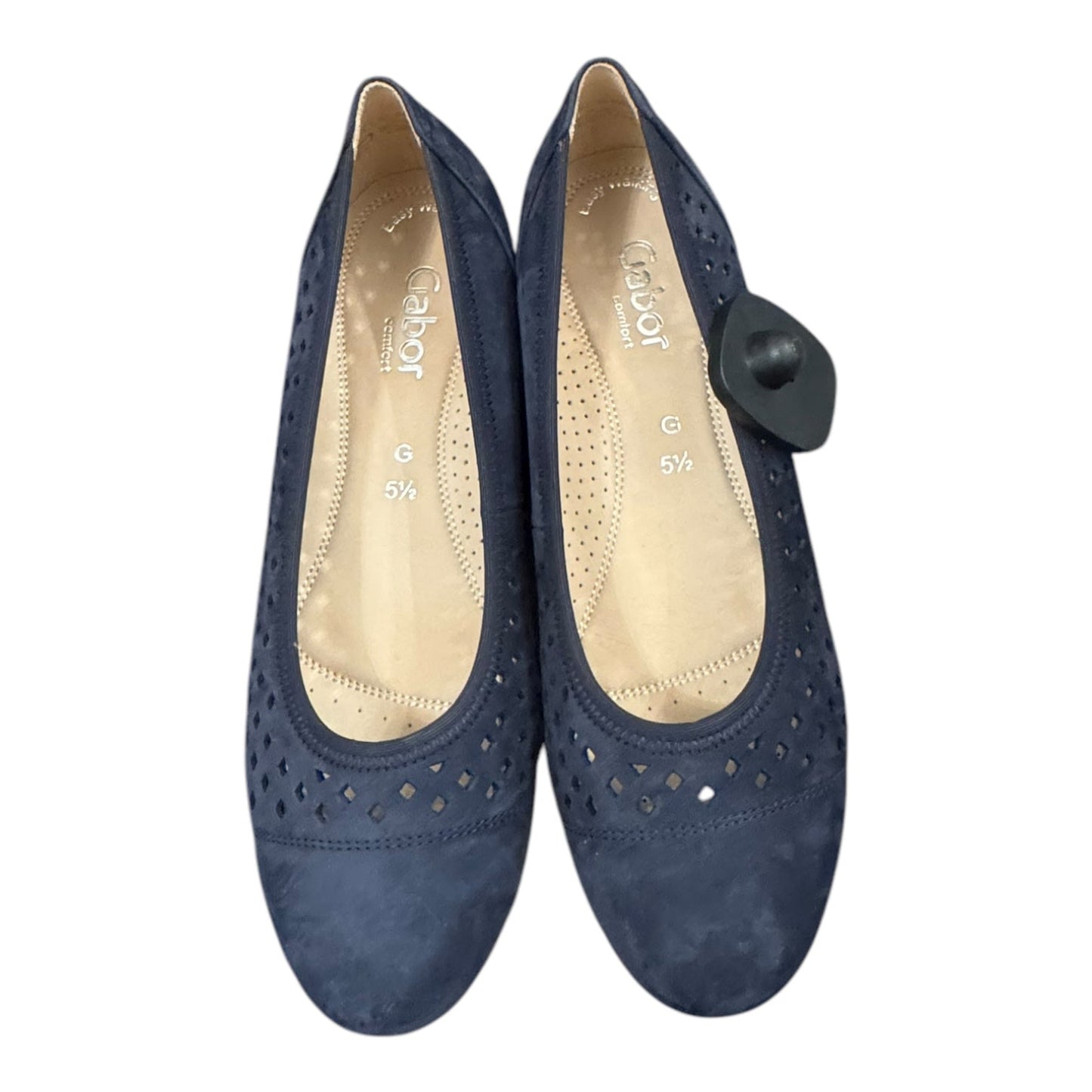 Shoes Heels Wedge By GABOR In Navy, Size:8