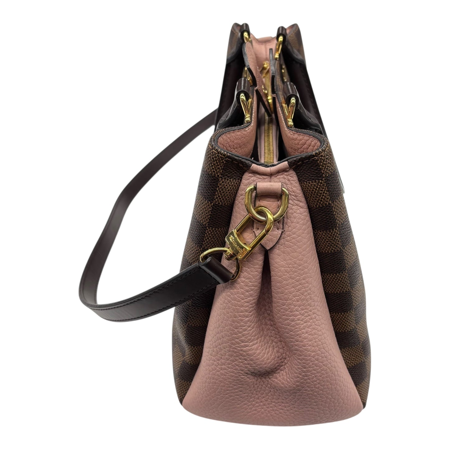 Handbag Luxury Designer By Louis Vuitton In Pink & Tan, Size:Small