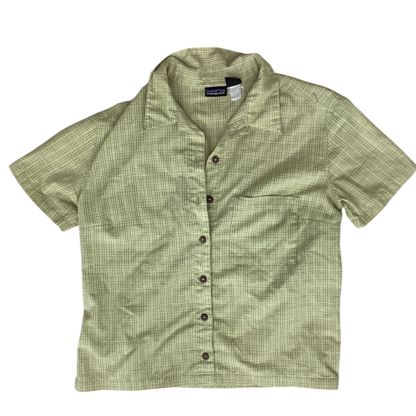 Blouse Ss By Patagonia In Green, Size:M