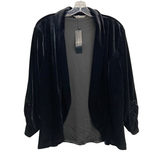 Blazer By Allegra K In Black, Size:1X