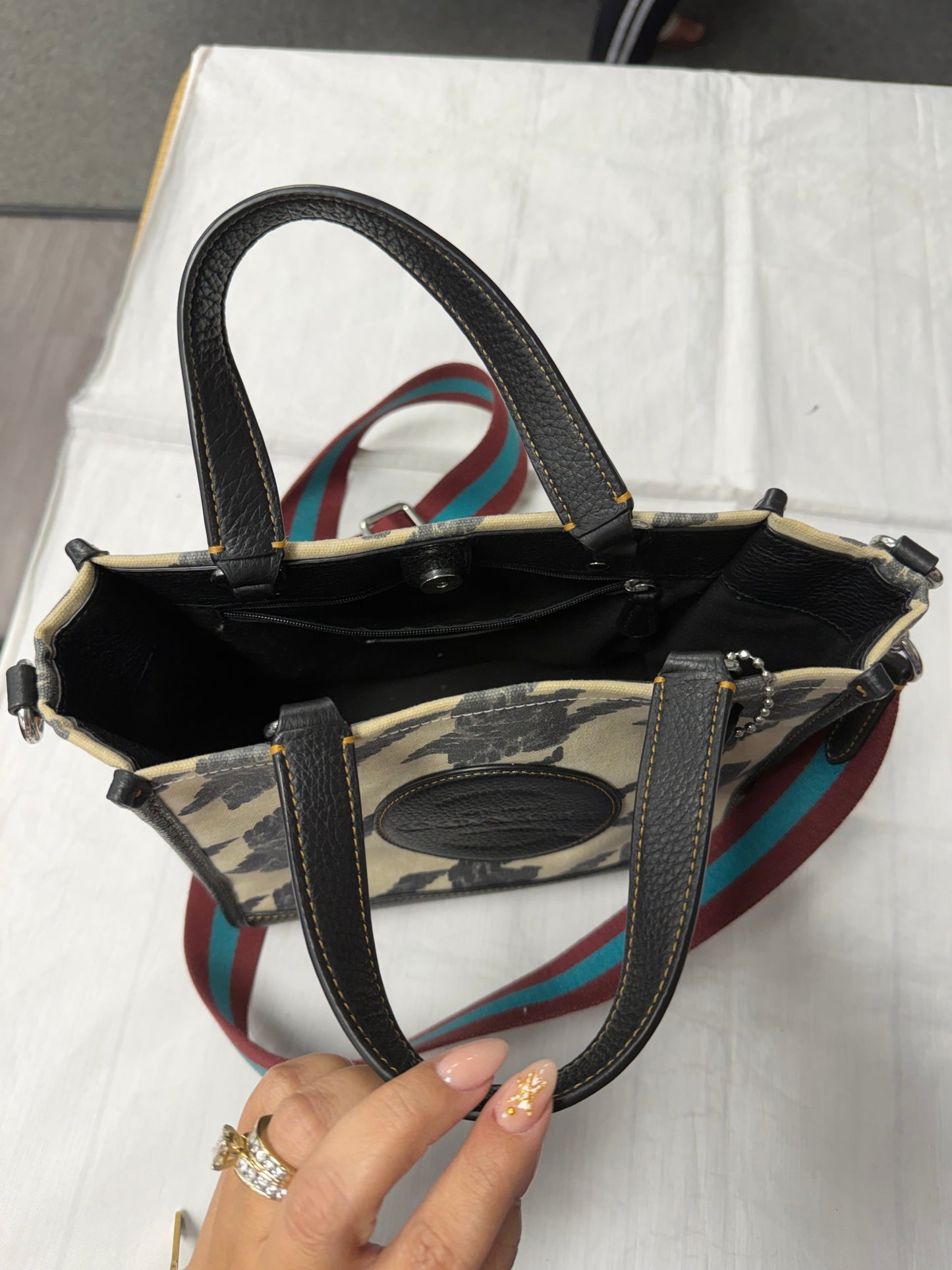 Crossbody Designer By Coach, Size: Medium