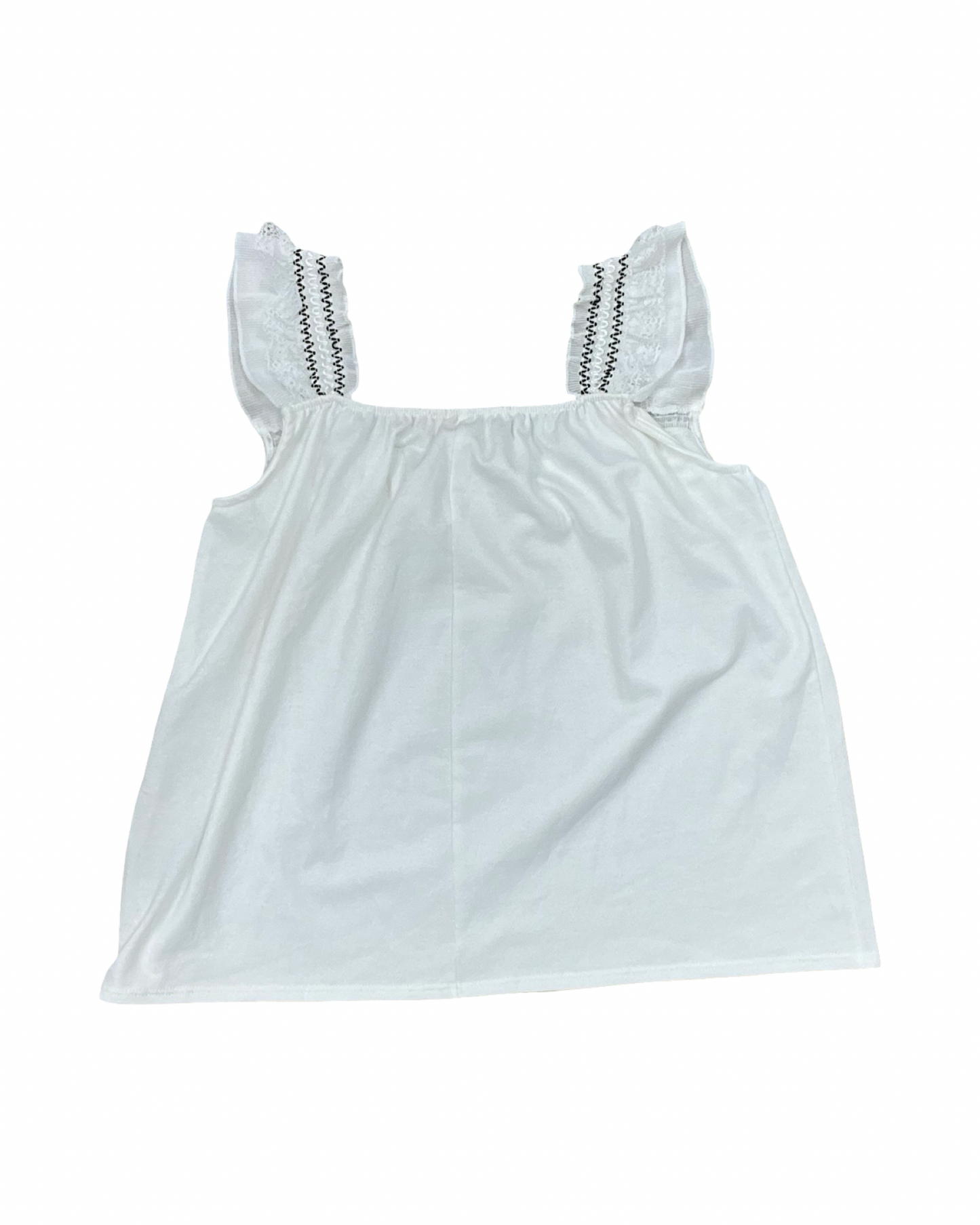 Top Sleeveless By Bibi In White, Size:S