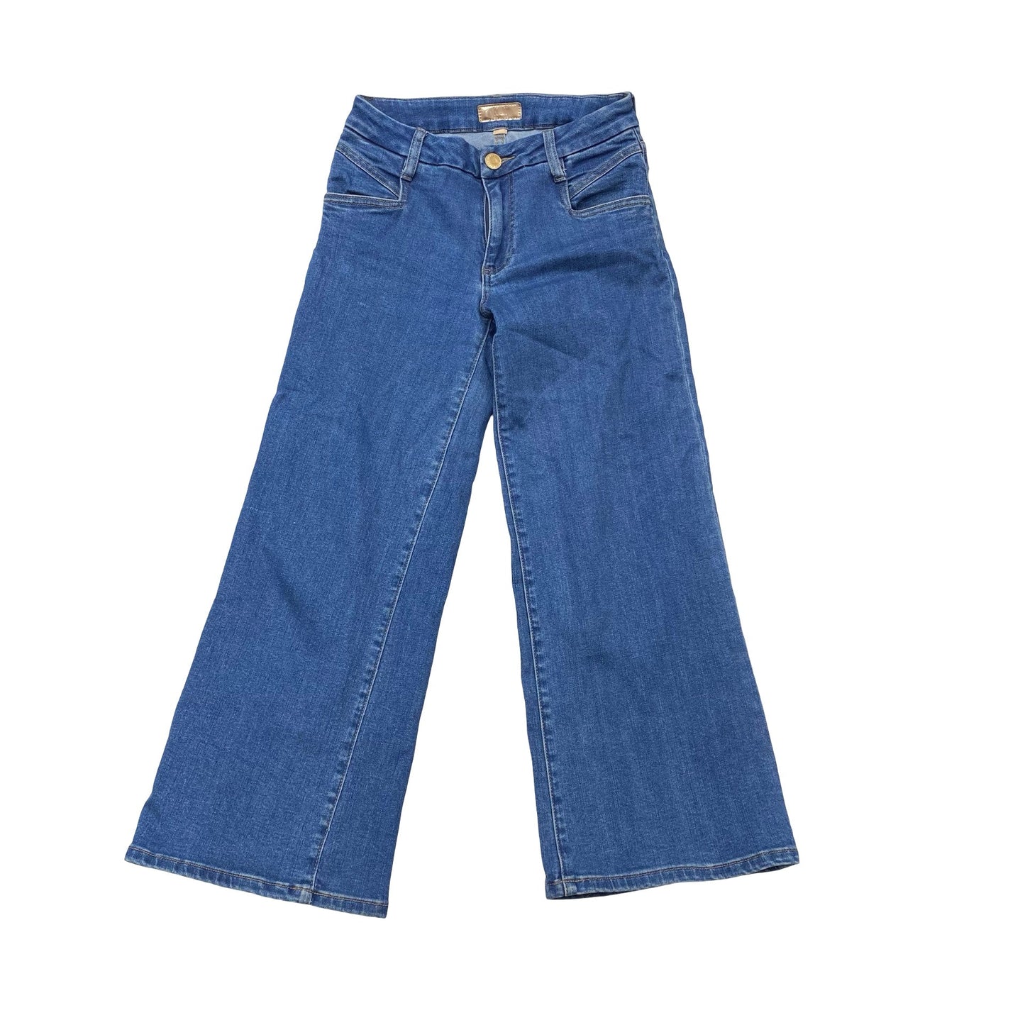 Jeans Wide Leg By Kut In Blue Denim, Size:2