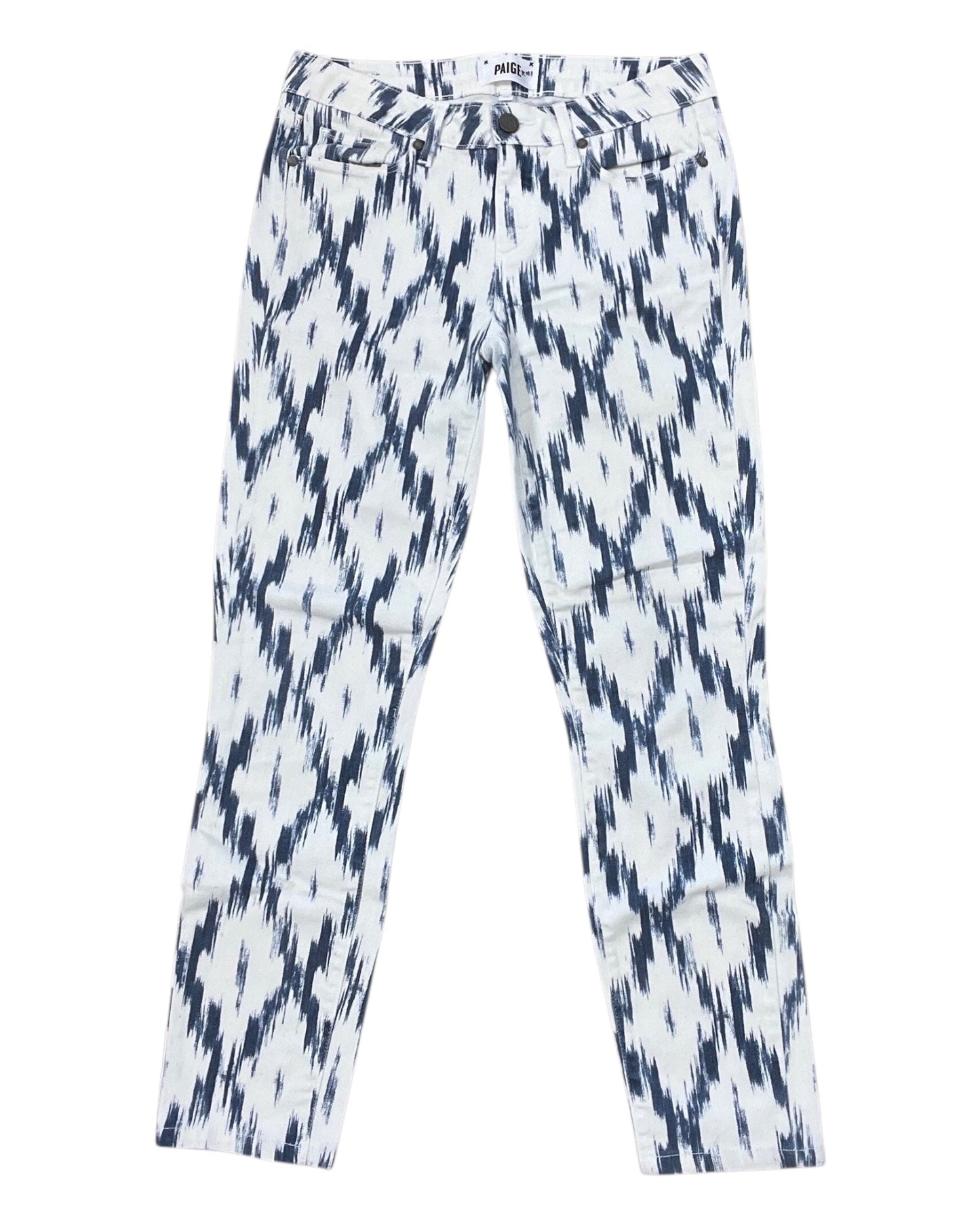 Jeans Cropped By Paige In White, Size:6