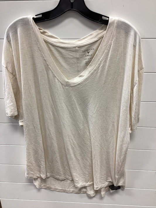 Top Ss By American Eagle In Cream, Size:1X