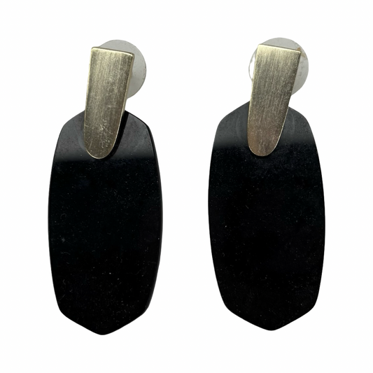 Earrings Statement By Kendra Scott In Black & Gold