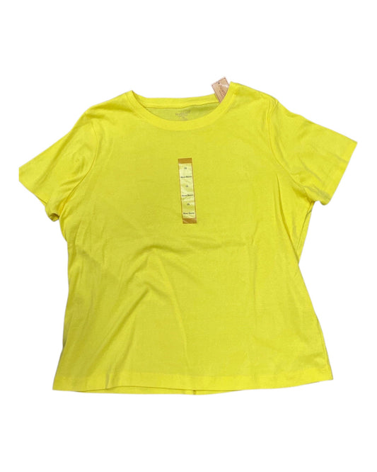 Top Ss By Northcrest In Yellow, Size:1X