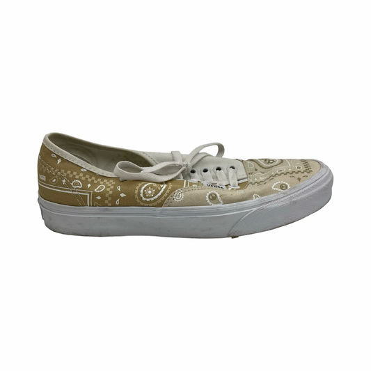 Shoes Sneakers By Vans In Brown & Cream, Size:8.5