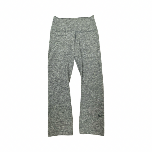 Athletic Leggings By Nike In Grey, Size:M