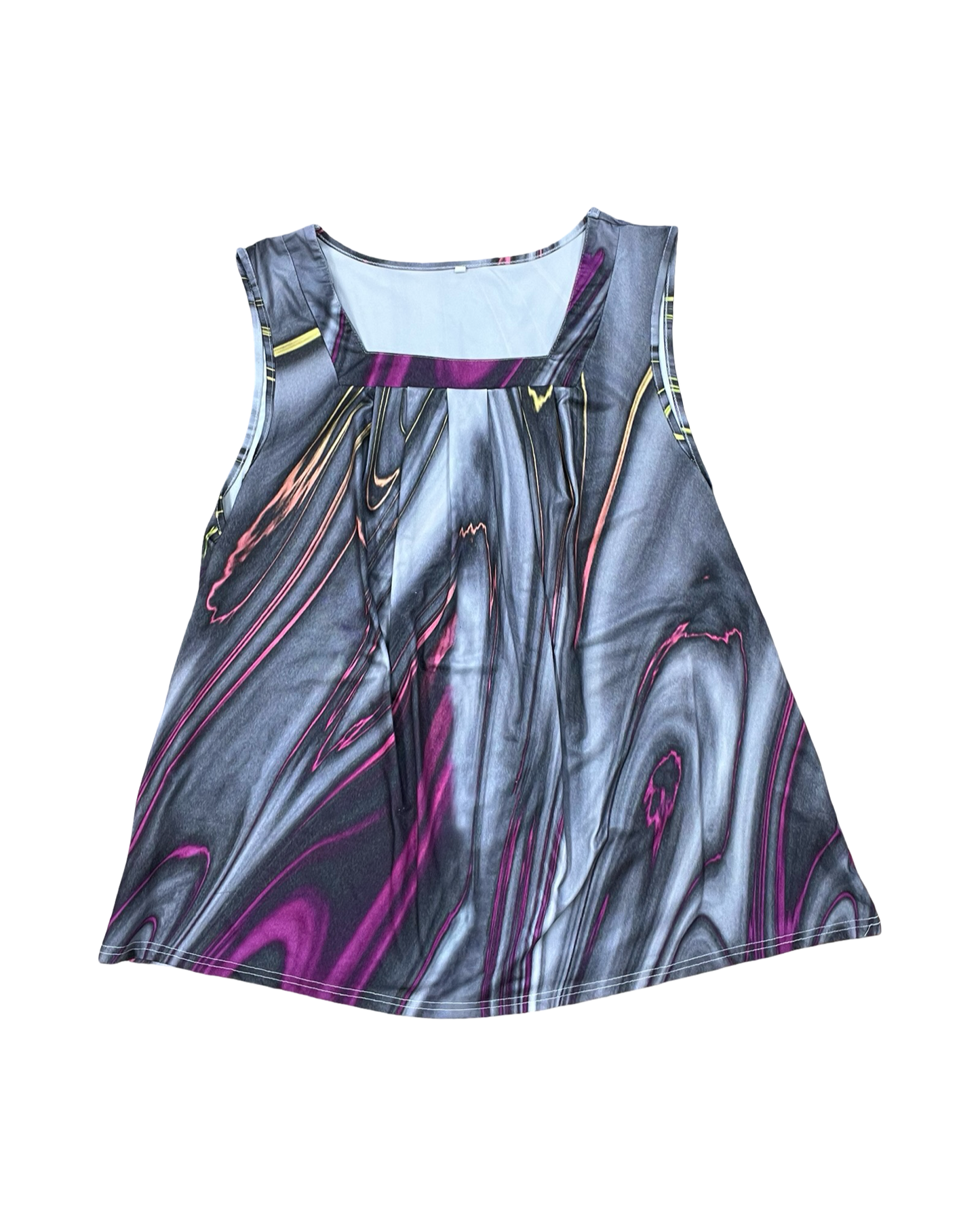 Top Sleeveless By Clothes Mentor In Grey, Size:2X