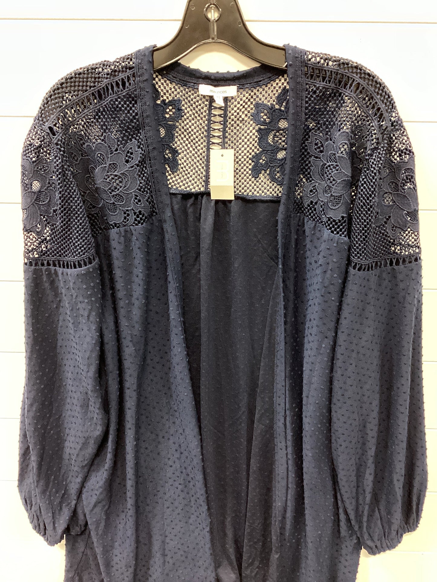 Top Ls By Maurices In Navy, Size:4X