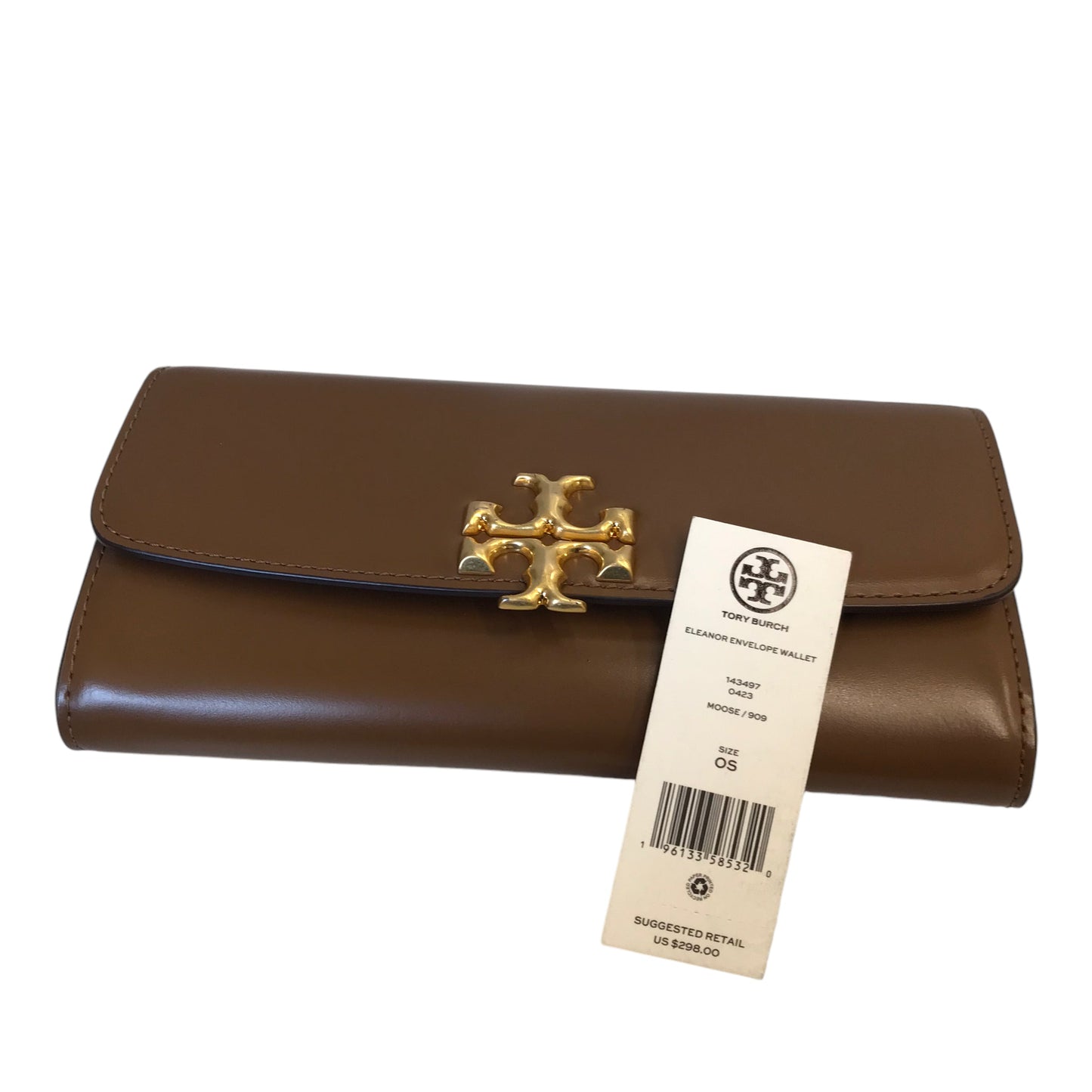 Wallet Designer By Tory Burch In Brown, Size:Medium