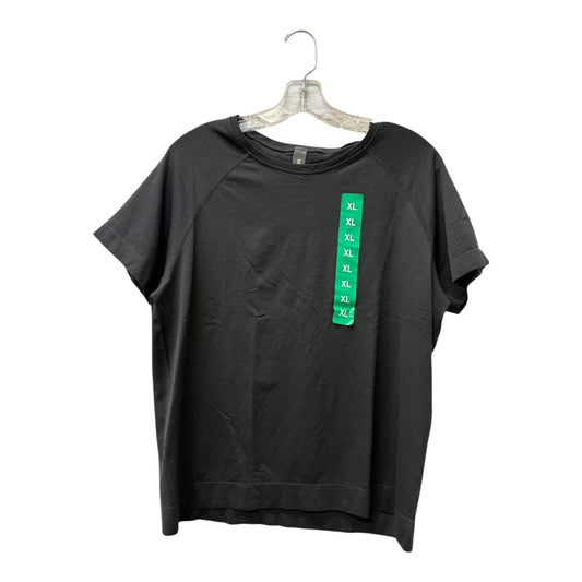 Athletic Top Ss By Mondetta In Black, Size:Xl