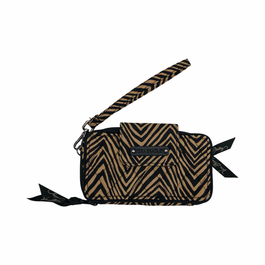 Wristlet By Vera Bradley In Black & Brown, Size:Medium