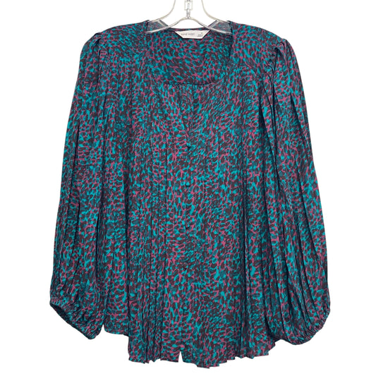 Top Ls By Nine West In Green & Pink, Size:M
