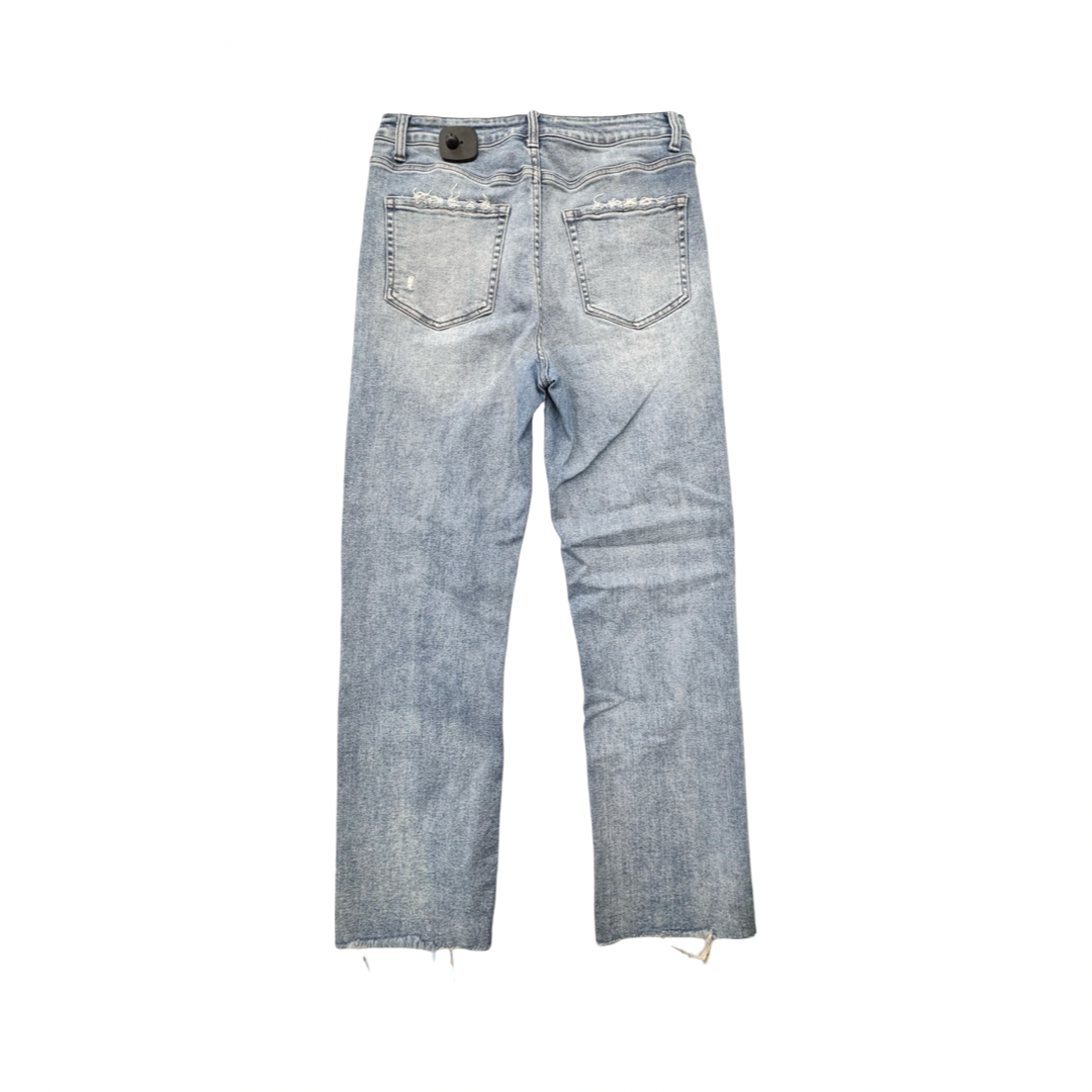 Jeans Straight By Vervet In Blue Denim, Size:8