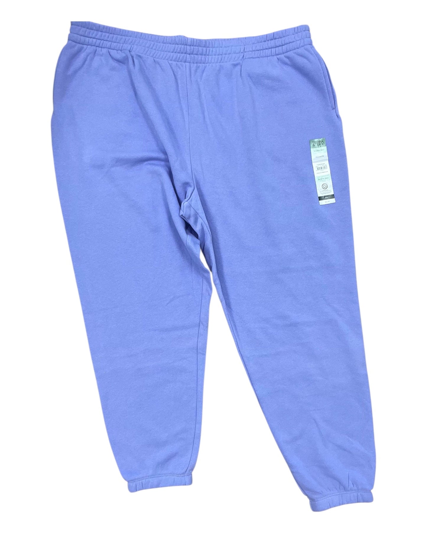 Pants Lounge By Terra & Sky In Purple, Size:20