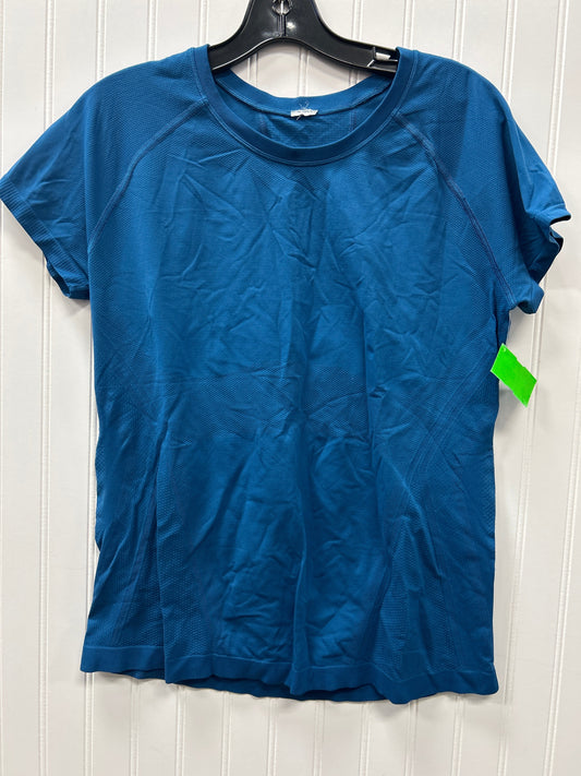 Athletic Top Ss By Athleta In Blue, Size:Xl