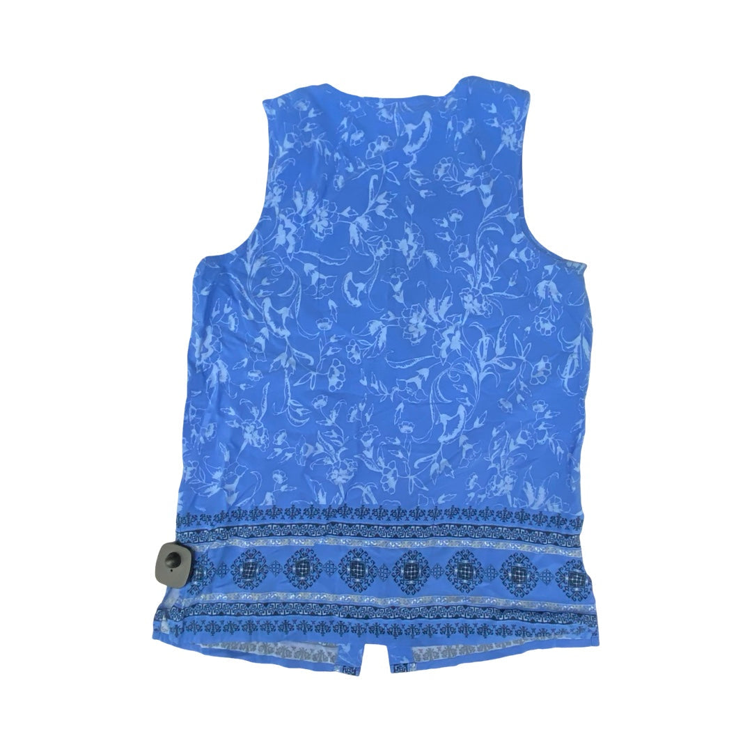 Top Sleeveless By J. Jill In Blue, Size:Xs