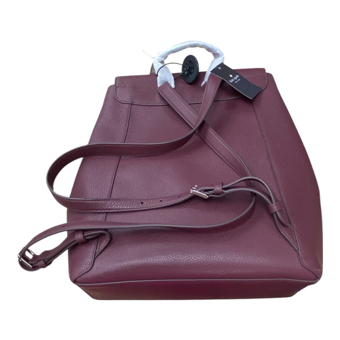 Backpack Designer By Kate Spade In Maroon, Size:Large