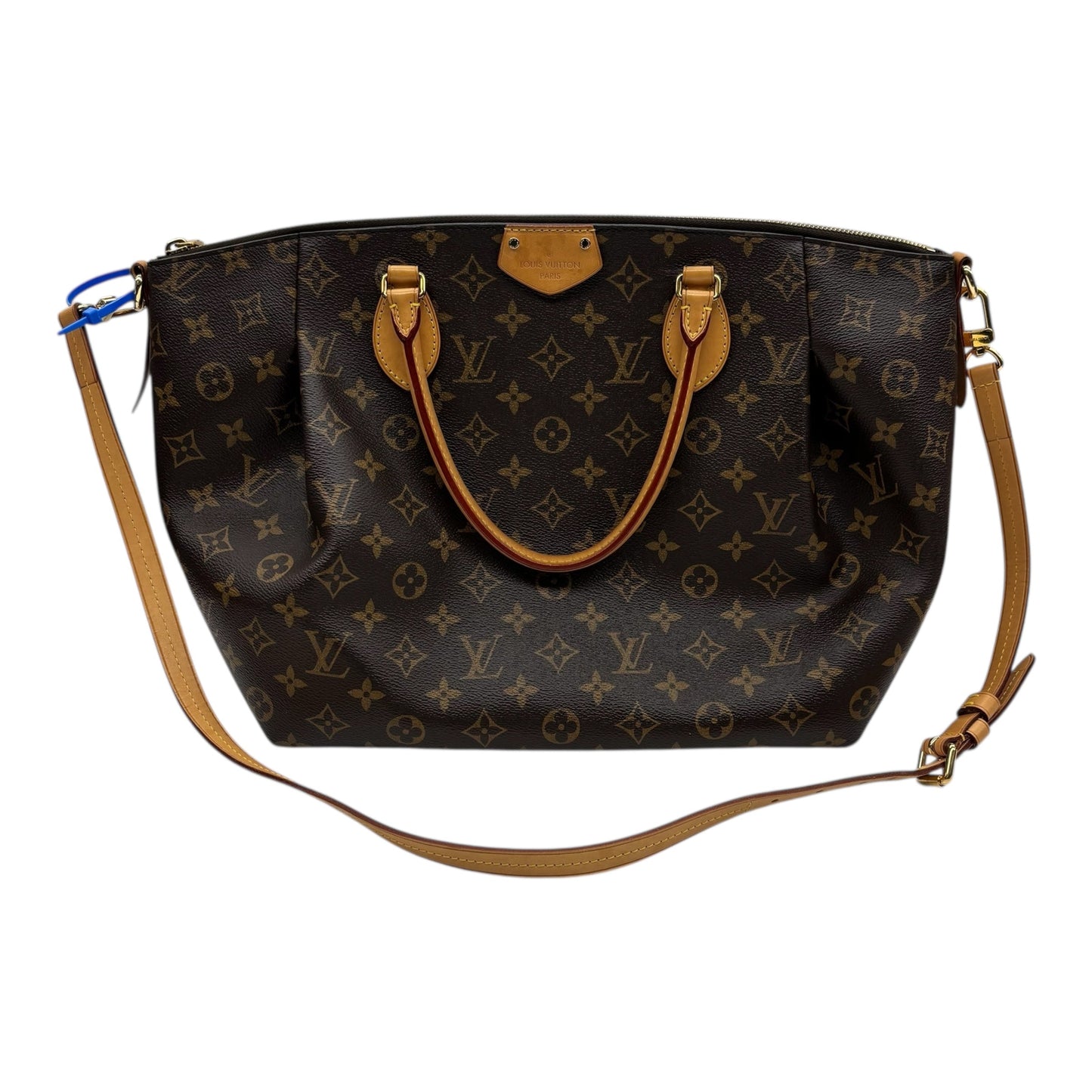 Handbag Luxury Designer By Louis Vuitton In Brown, Size:Large