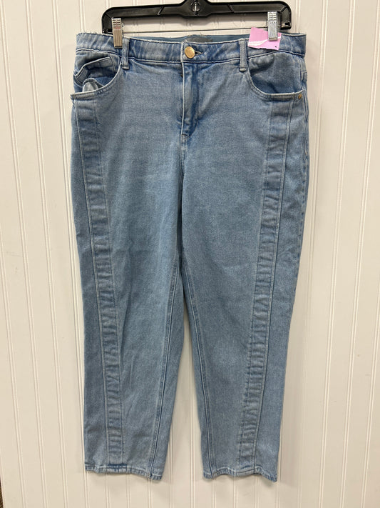 Jeans Straight By Wit & Wisdom In Blue Denim, Size:12
