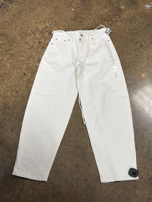 Jeans Wide Leg By American Eagle In White, Size:0
