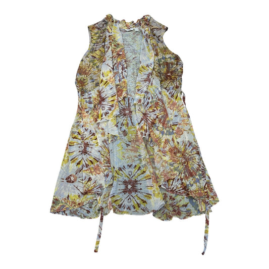 Cardigan By Logo In Orange & Yellow, Size:2X