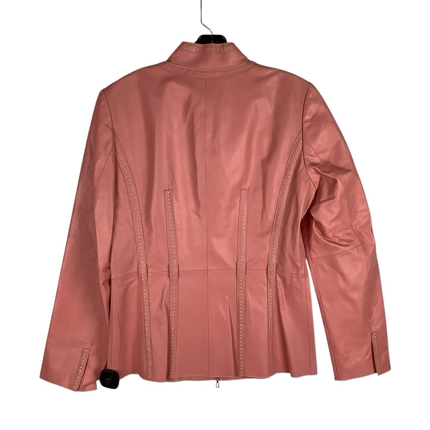 Jacket Leather By Doncaster In Pink, Size: 6