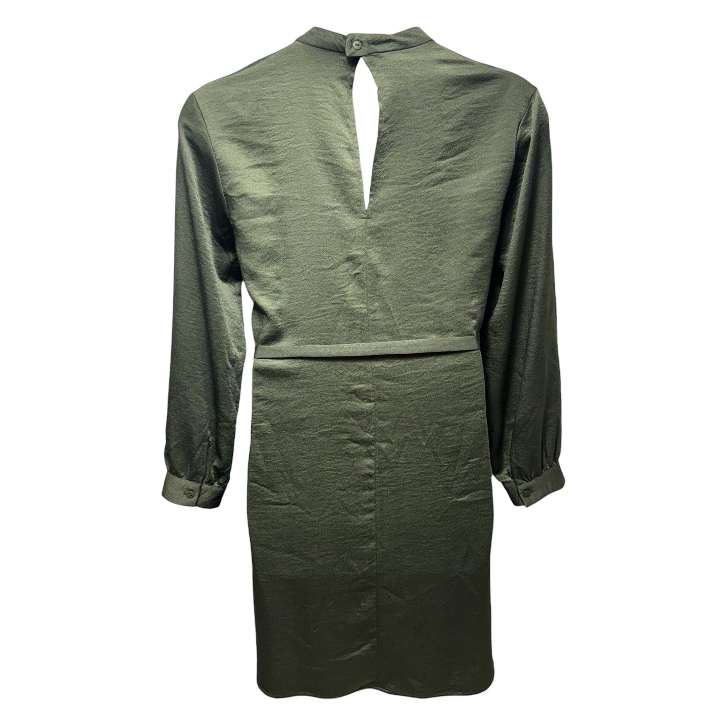 Belted Tunic Mini Dress By Ronen Chen In Green, Size: 6