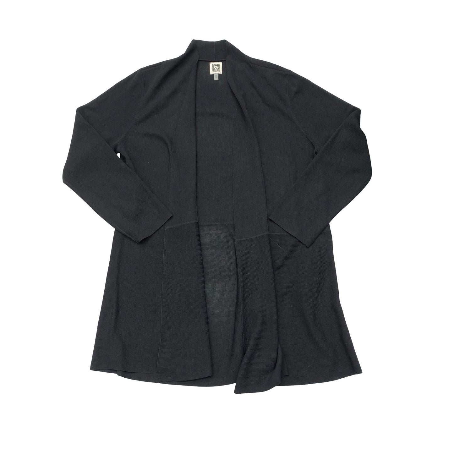 Sweater Cardigan By Anne Klein In Black, Size:Xxl