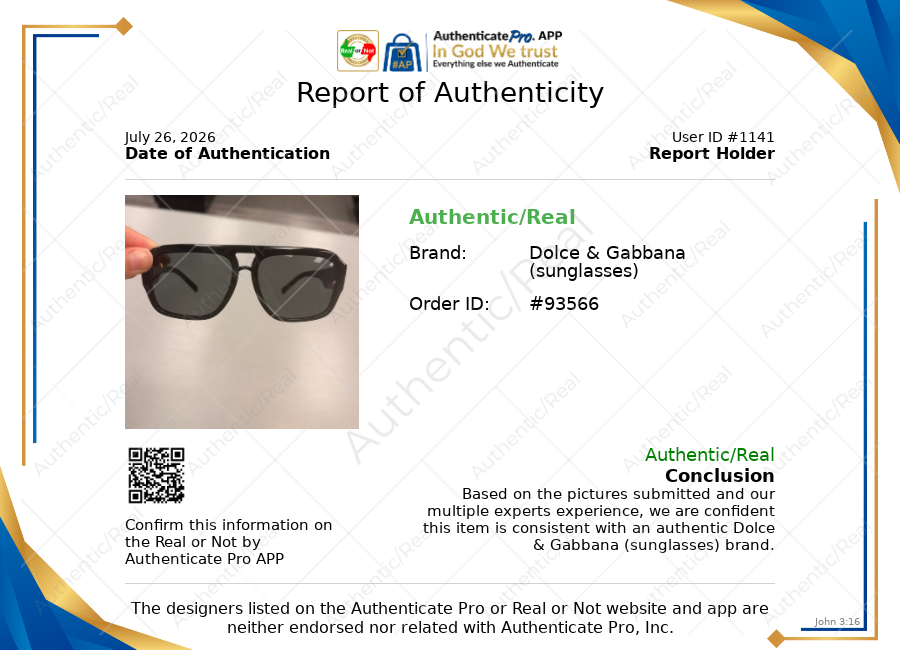 Sunglasses Luxury Designer By Dolce And Gabbana In Black, Size:
