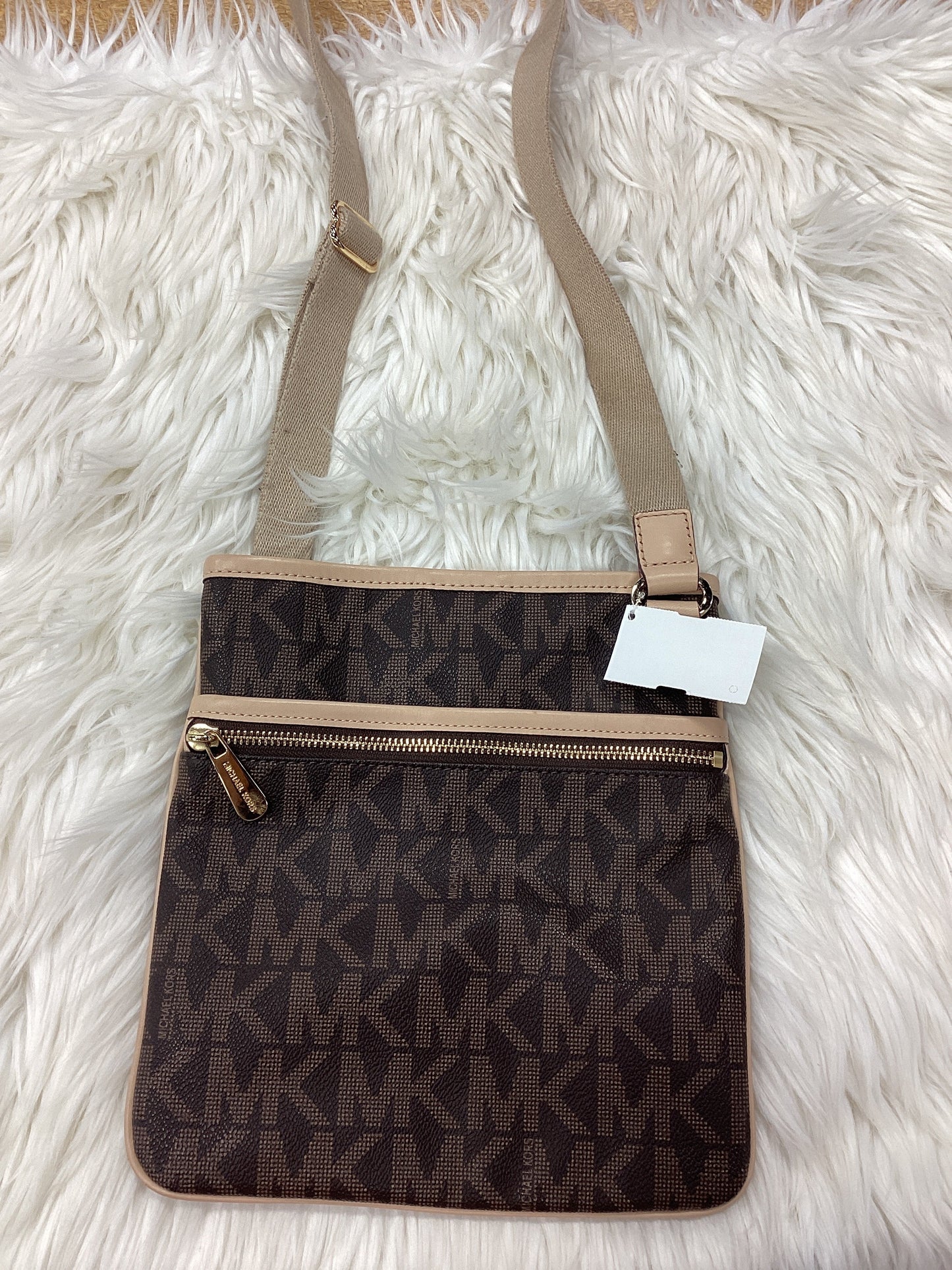 Crossbody By Michael By Michael Kors In Brown, Size:Medium