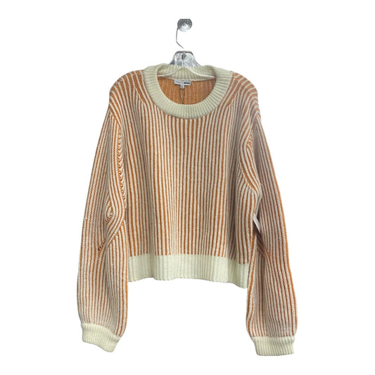 Sweater By Fashion Nova In Orange, Size:3X
