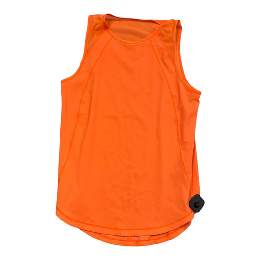Athletic Tank Top By Lululemon In Orange, Size:L