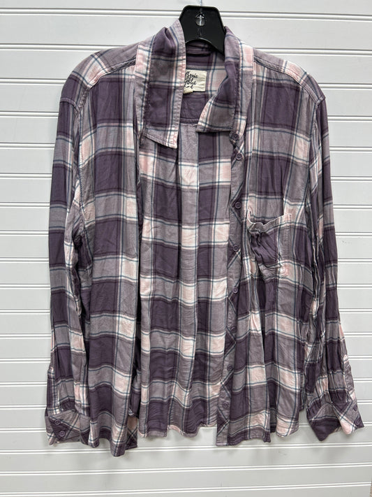 Top Ls By Cosmic Blue Love In Purple, Size:Xl