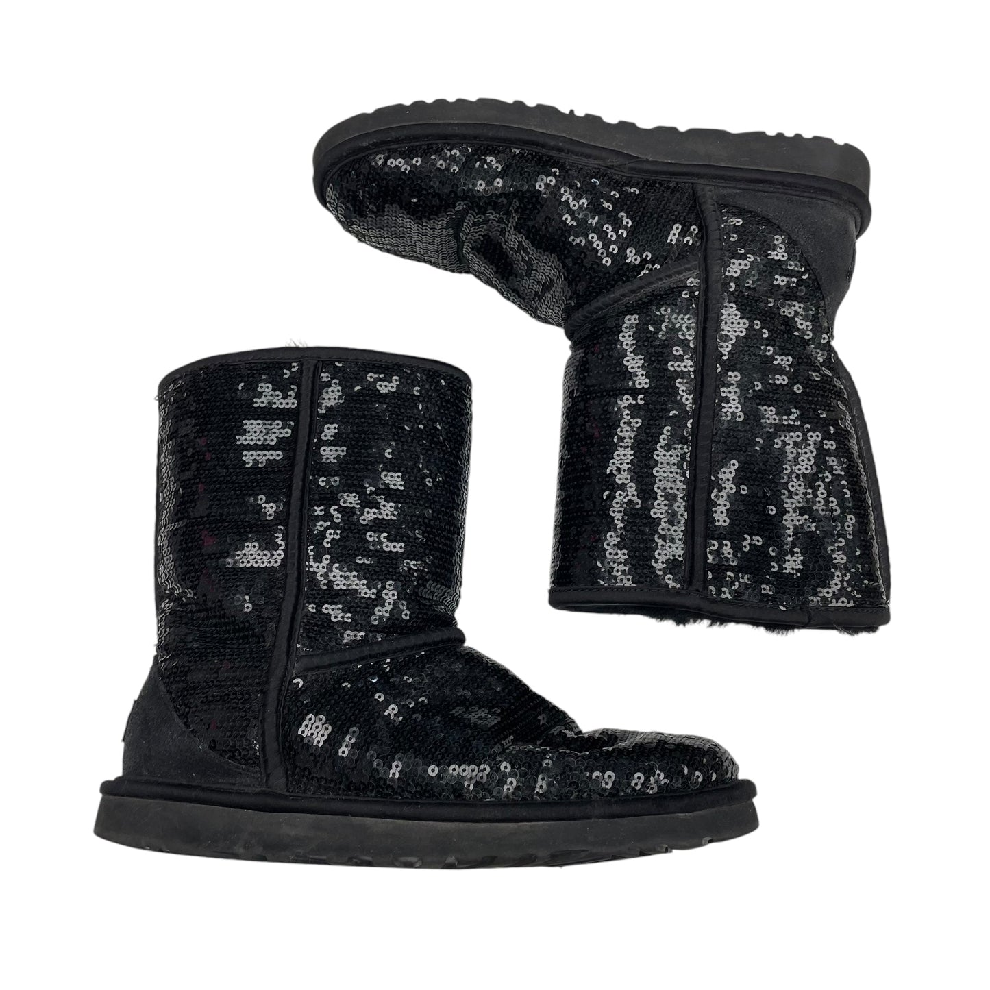 Boots Designer By Ugg In Black, Size:7.5