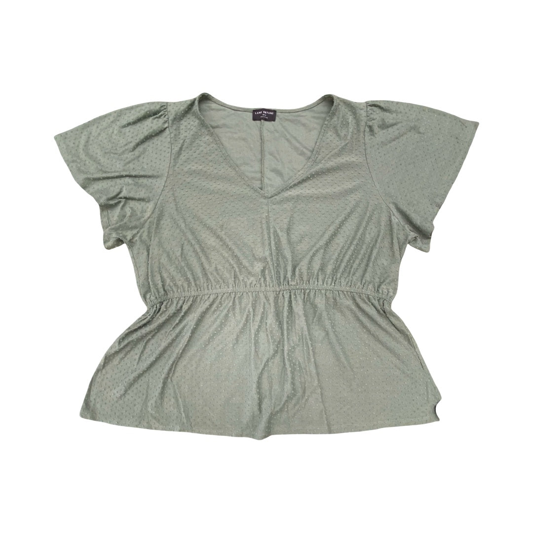 Top Ss By Lane Bryant In Green, Size:18