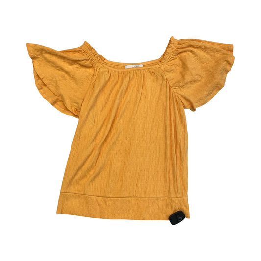 Top Ss By Loft In Gold, Size:S